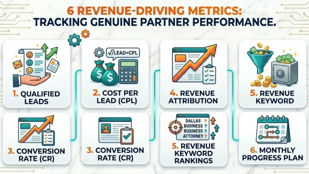6 revenue-driving metrics tracking genuine partner performance