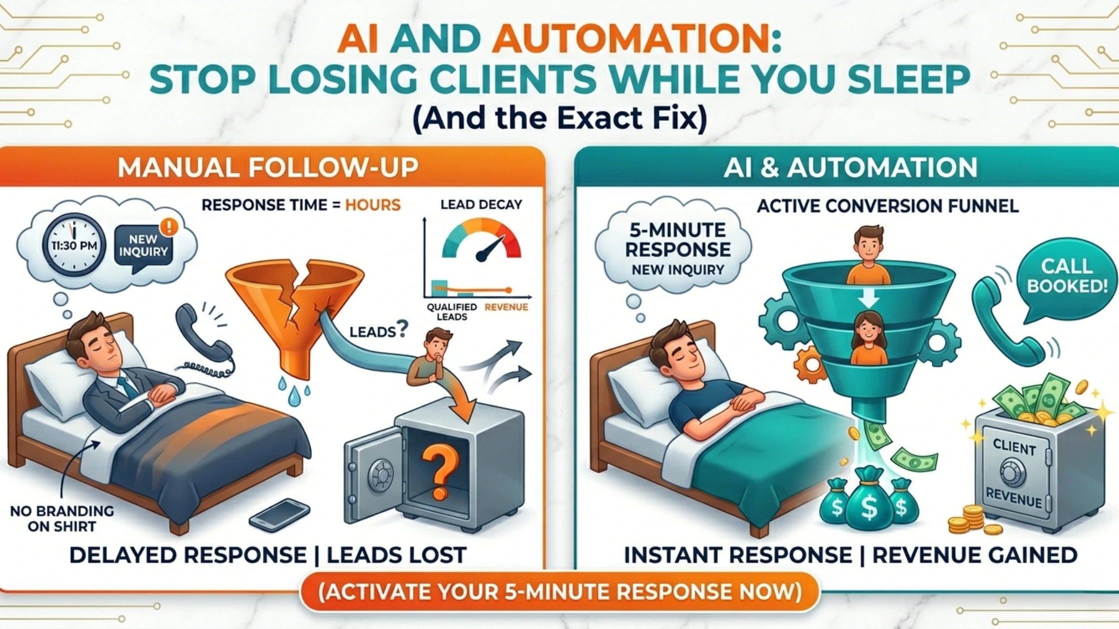 AI and Automation: Stop Losing Clients While You Sleep